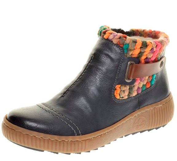 Z6684-14 Rieker ботинки женские