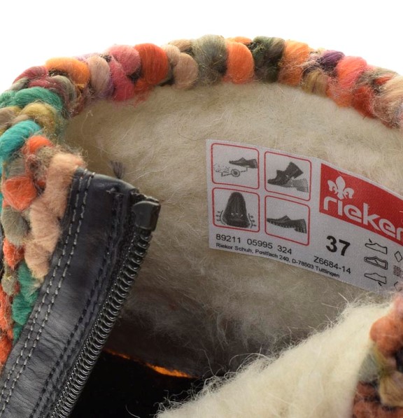 Z6684-14 Rieker ботинки женские