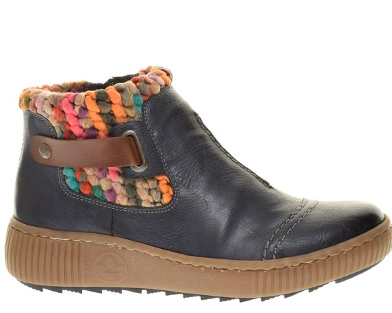 Z6684-14 Rieker ботинки женские